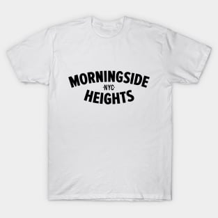 Morningside Heights Manhattan Logo -  Authentic NYC Vibes - Minimal Style T-Shirt